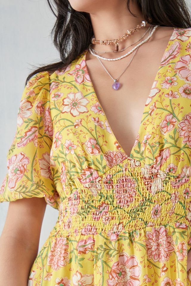 Billabong Spell Bound Floral Maxi Dress #1