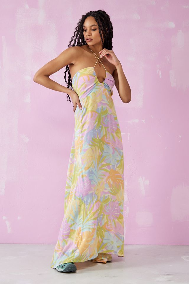Billabong So Groovy Halterneck Maxi Dress