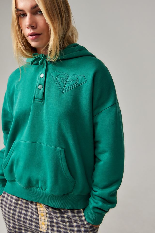 Roxy UO Exklusiver Halb-Reißverschluss Kapuzenpullover #1