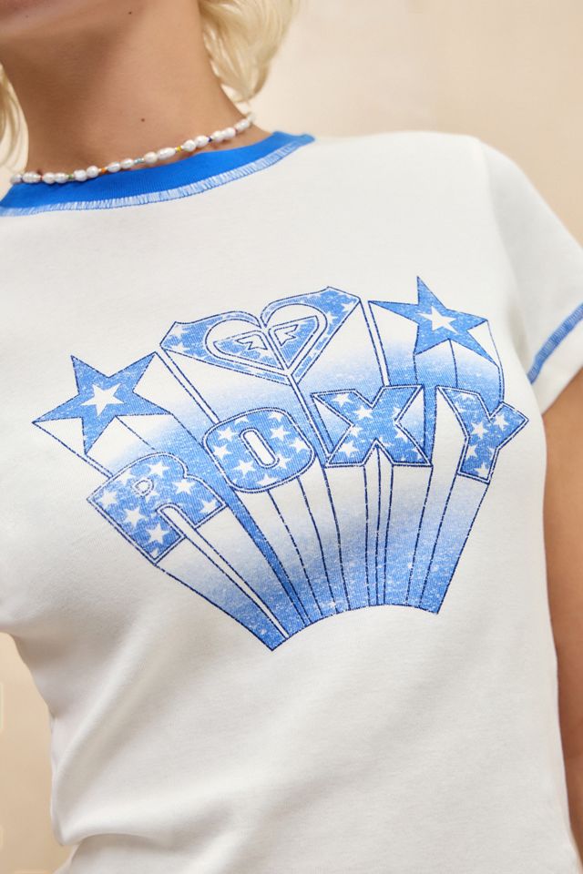 Roxy UO Exklusives Ecru Baby T-Shirt #1