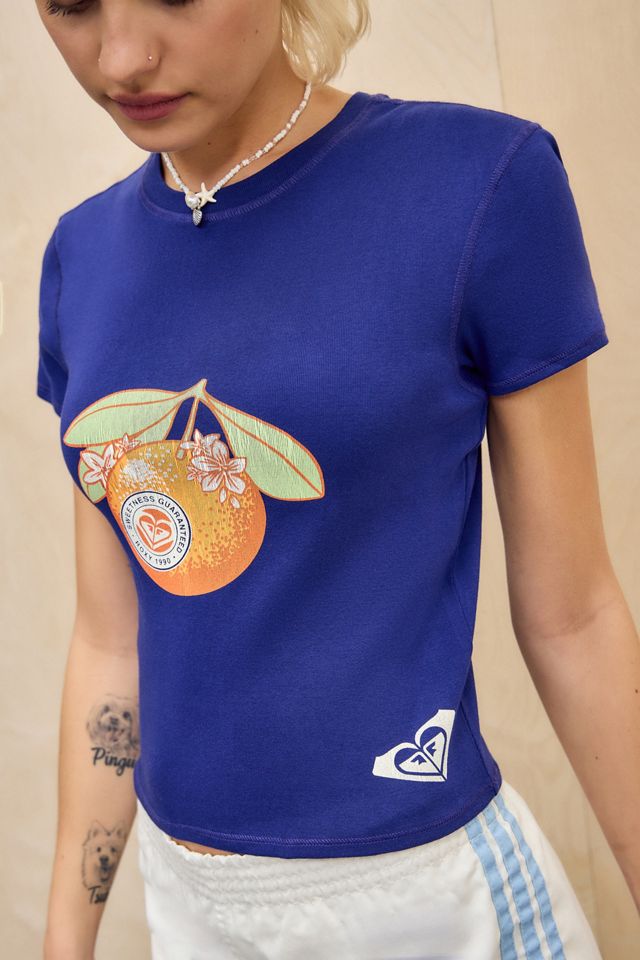 Camiseta Roxy UO Exclusiva Azul Marino Naranja #2