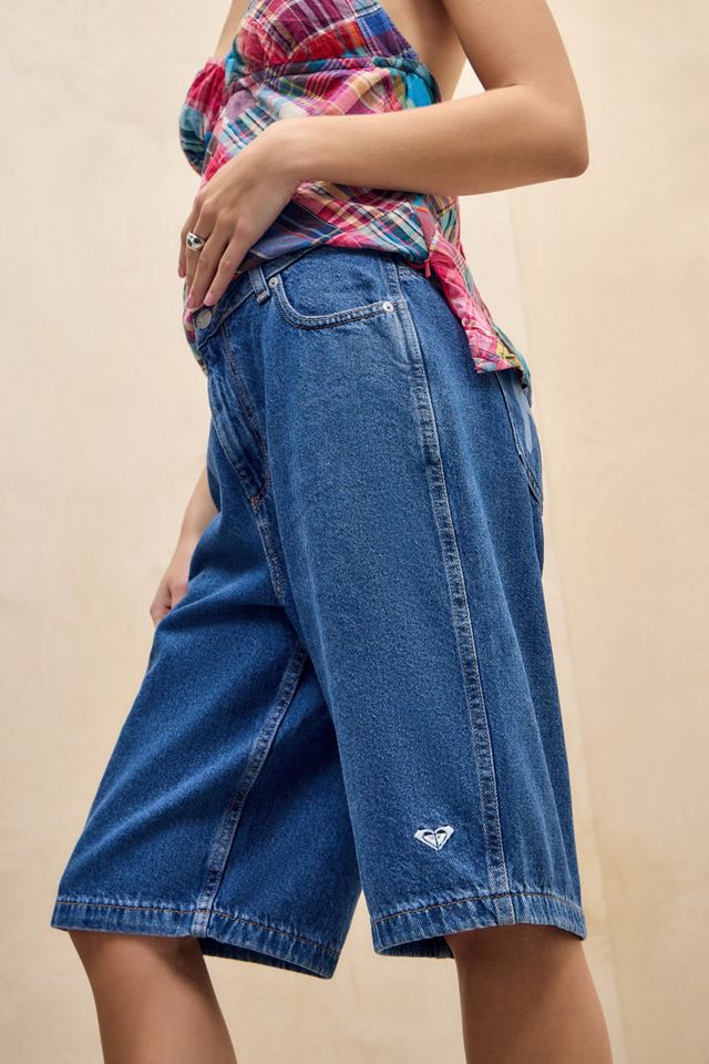 Shorts de mezclilla Roxy UO Exclusive Denim Script #2