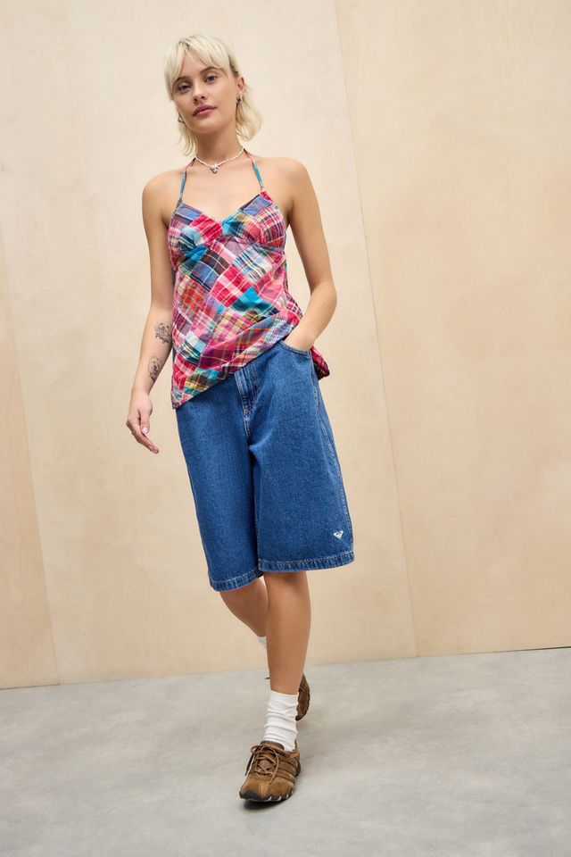 Shorts de mezclilla Roxy UO Exclusive Denim Script #4