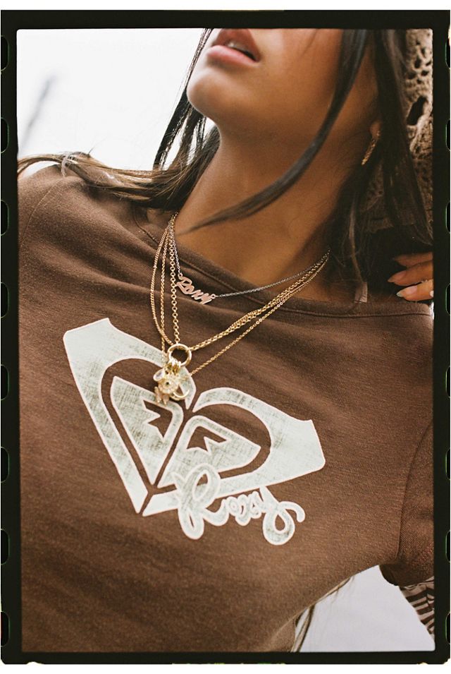 Roxy UO Exklusives Layered Baby T-Shirt #1