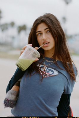 Roxy UO Exclusive Layered Baby T-Shirt Product Page