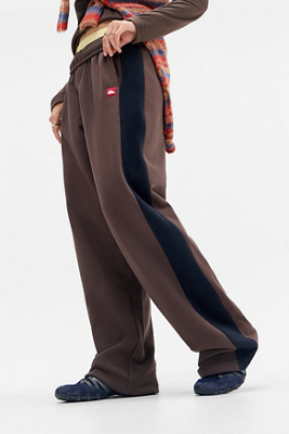 Quiksilver UO Exclusive Chocolate Panel Track Pants - Brown XS at Urban Outfitters