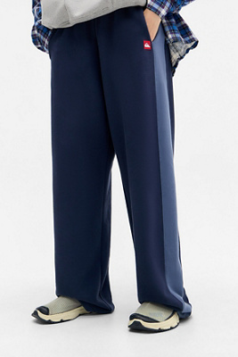 Quiksilver UO Exclusive Navy Panel Track Pants - Navy S at Urban Outfitters