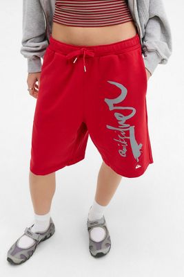 Pantalones Cortos de Jersey Rojos Exclusivos de UO de Quiksilver
