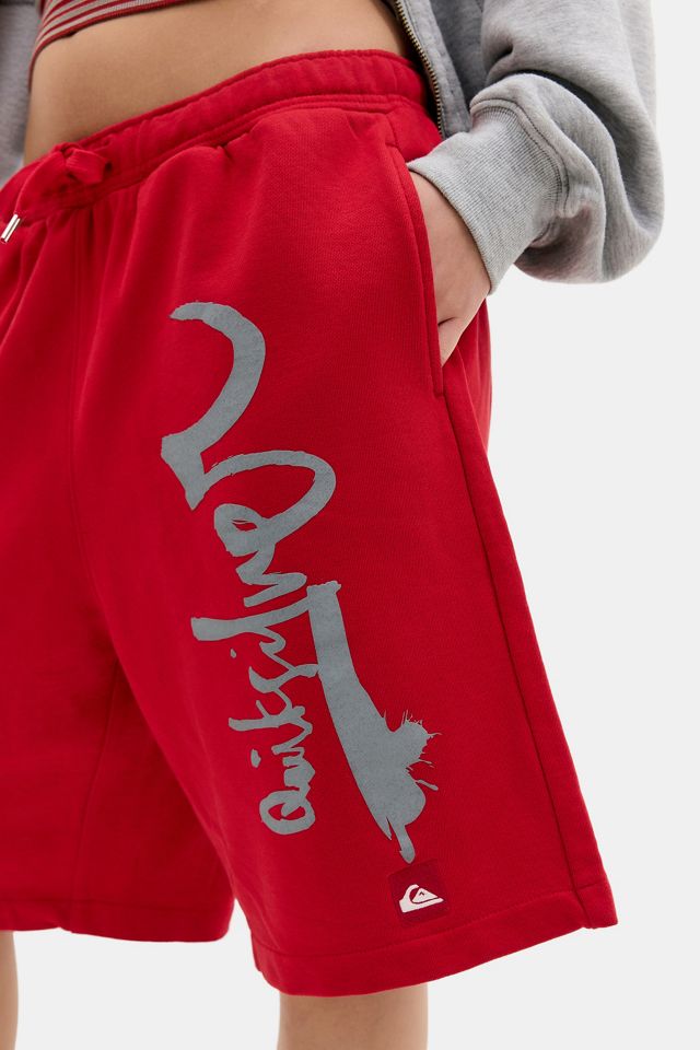 Quiksilver UO Exklusive Rote Jersey-Shorts #2