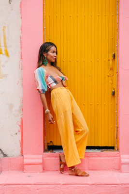 Billabong X Sincerely Jules Amaze The Day Rainbow Stripe