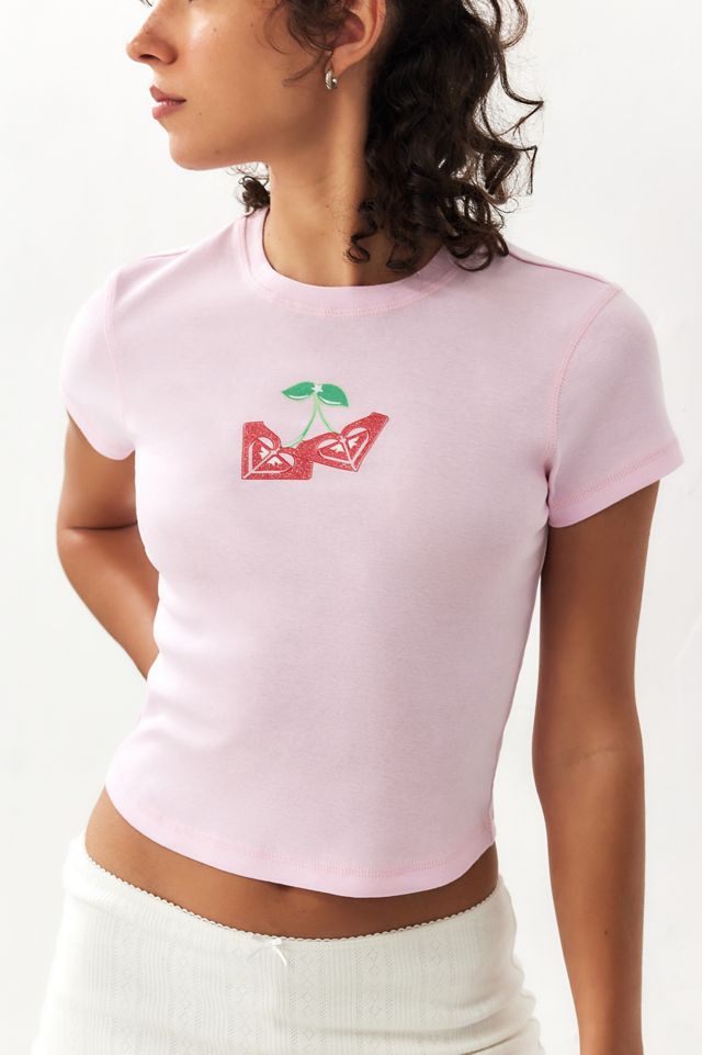 Roxy UO Exclusive Baby T-Shirt | Urban Outfitters UK