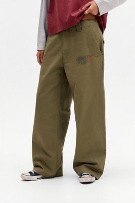 Quiksilver UO Exklusive Khaki Weite Hose