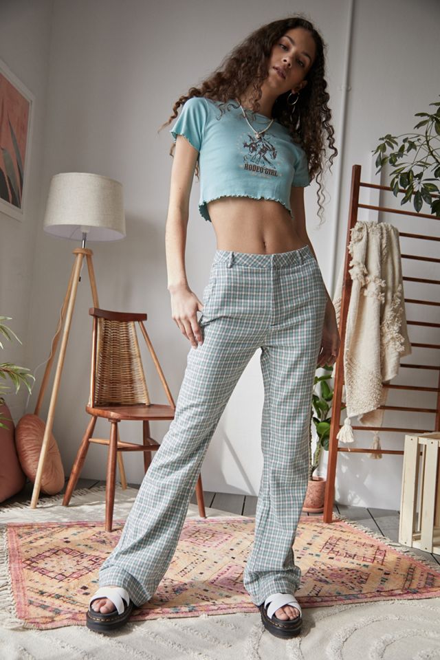 Daisy Street - Pantalon évasé à carreaux #1