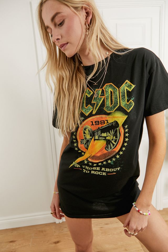 Daisy Street ACDC T Shirt Dress