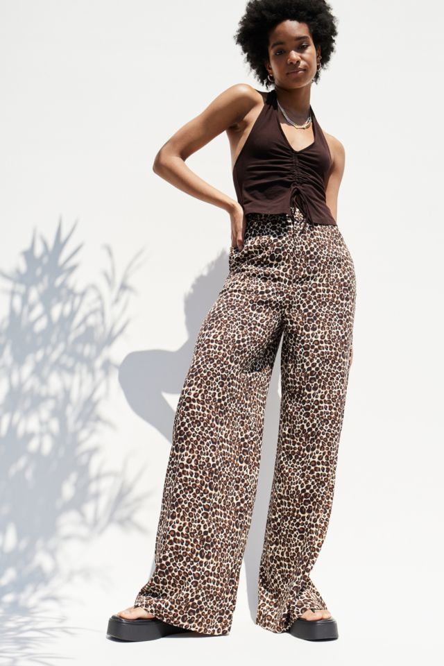 Leopard print trousers urban hot sale outfitters