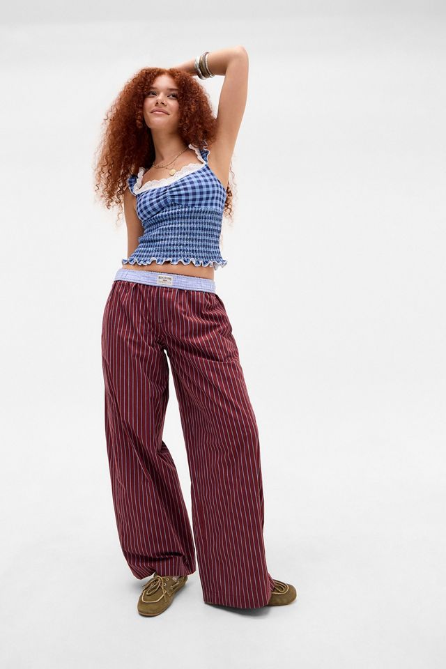 Daisy Street Check Frill Top #1