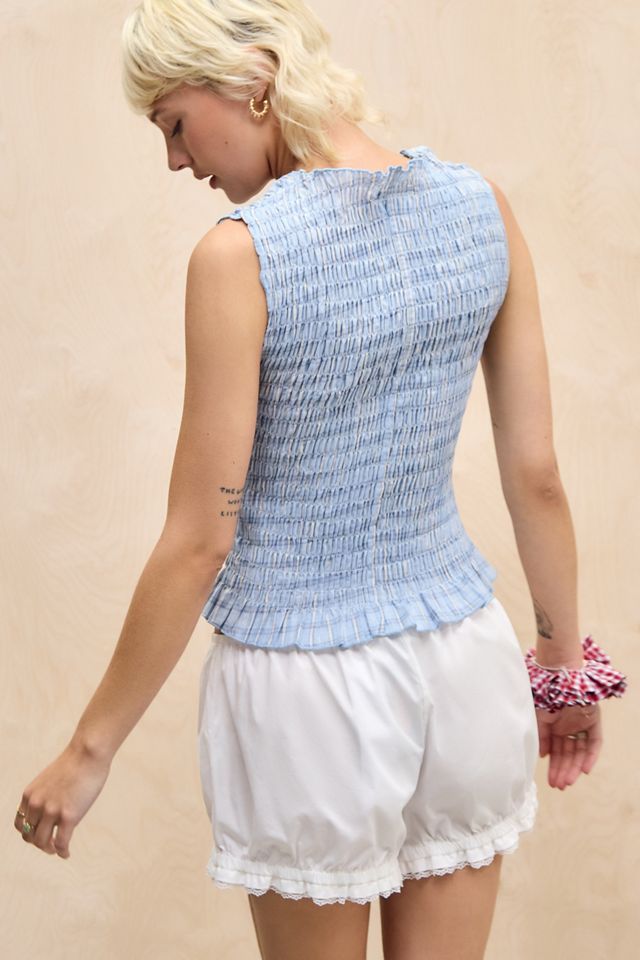 Daisy Street Shirred Sleeveless Top #3
