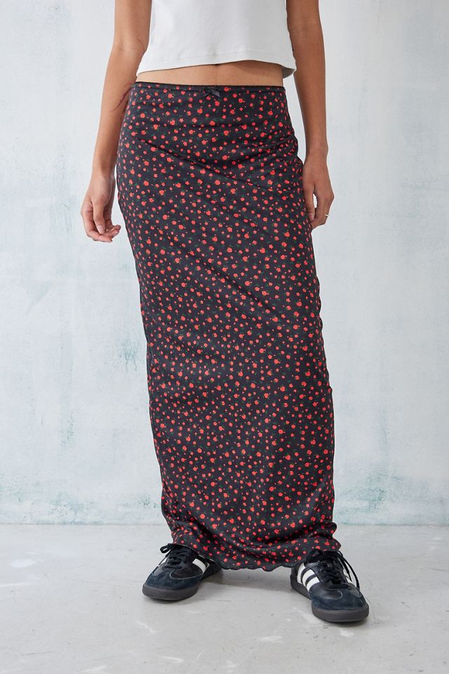 Daisy Street - Jupe midi à fleurs  #1