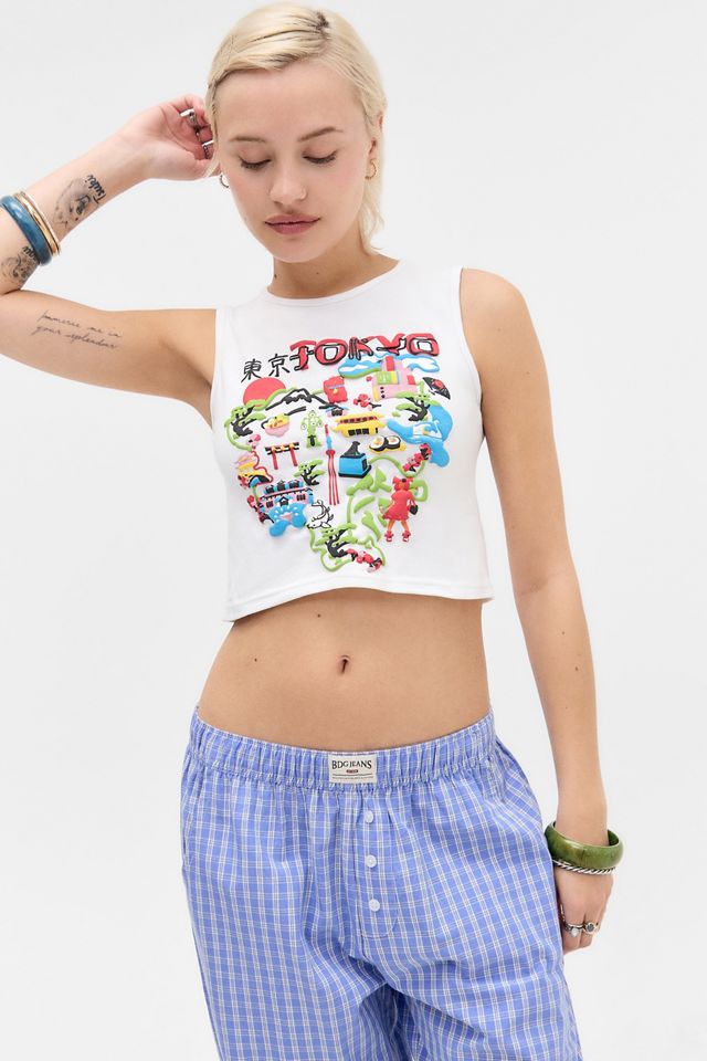 Daisy Street UO Exclusive Tokyo Souvenir Tank Top #1