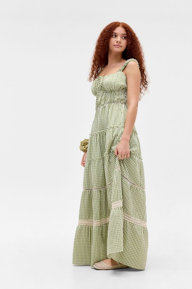 Daisy Street Check Milkmaid Dress #2