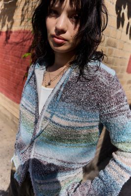 Daisy Street Space Dye Knit Hoodie