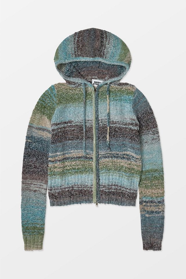 Daisy Street Space Dye Knit Hoodie #6