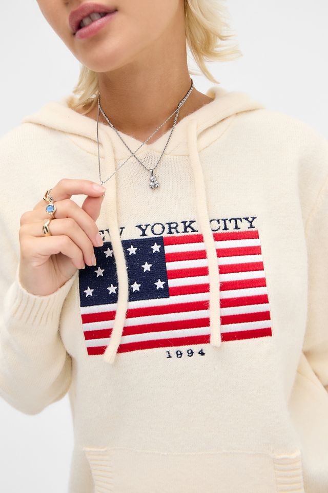 Daisy Street USA Strick-Kapuzenpullover #1