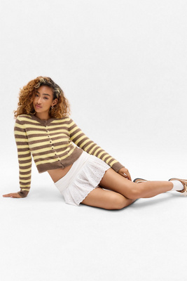 Daisy Street Stripe Knit Cardigan Product Page