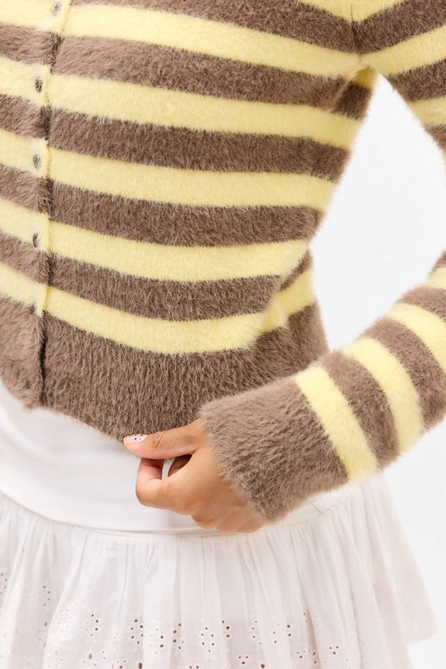 Daisy Street Stripe Knit Cardigan #3