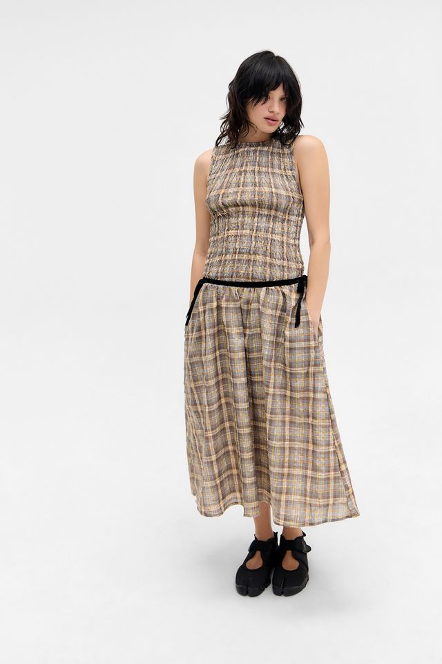 Daisy Street Vestido Midi a Cuadros Nola #2
