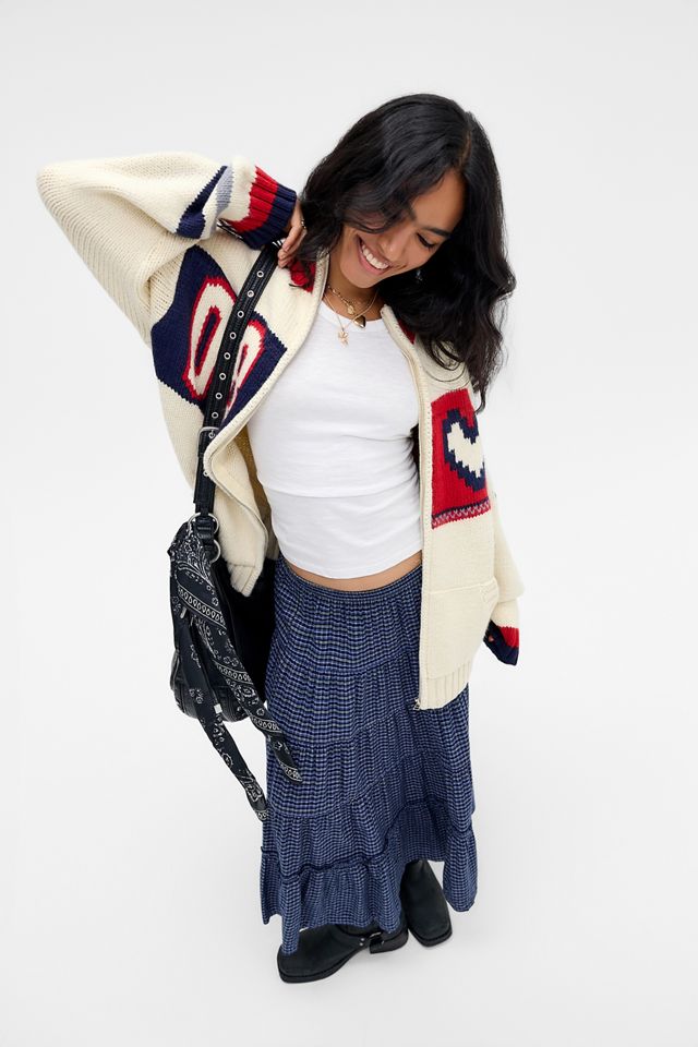 Daisy Street Beau Chunky Knit Zip-Through Jacket #1
