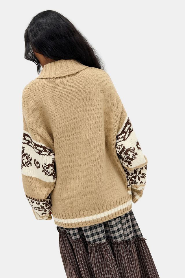 Daisy Street Giacca in Maglia con Zip e Coniglio Addison #3