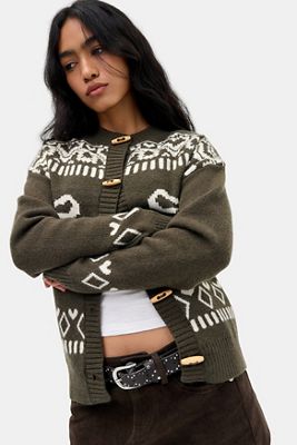 Jaded London Team 23 Motocross Knitted Zip-Through Jacket | Urban