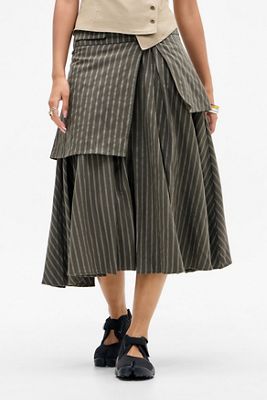 Jaded London Grey Sita Studded Mini Skort | Urban Outfitters UK