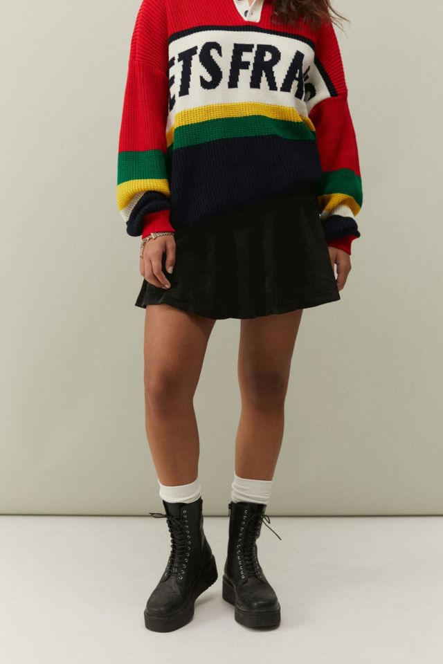 Daisy Street Corduroy Skater Skirt Urban Outfitters UK