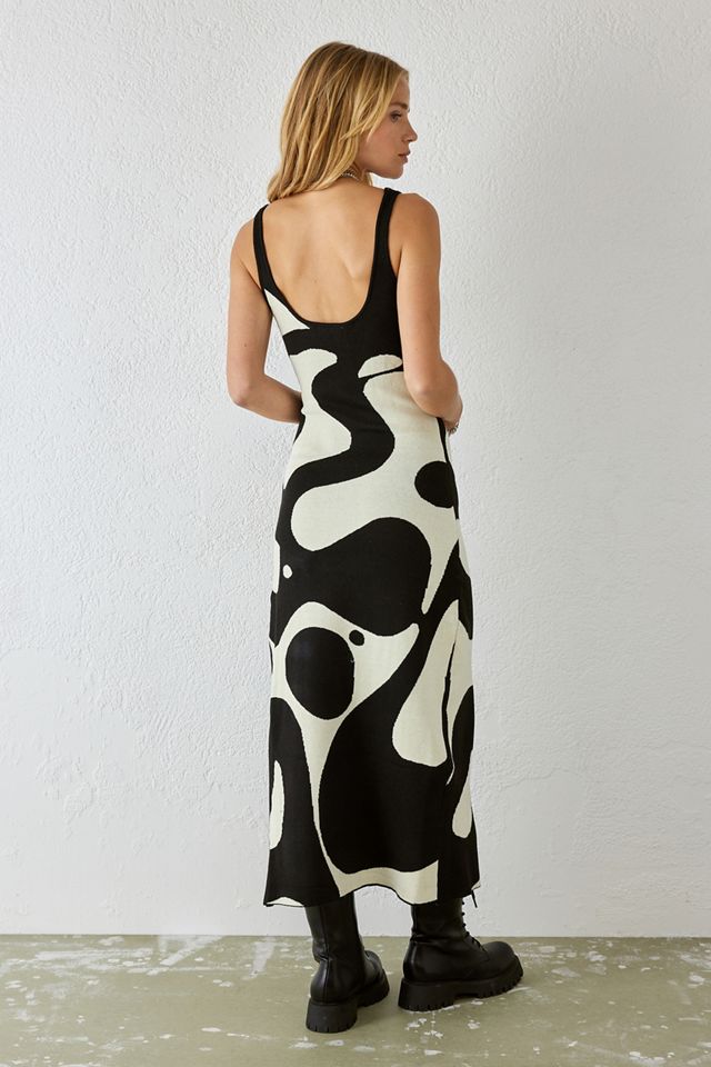 Daisy Street Knitted Swirl Midi Dress #3