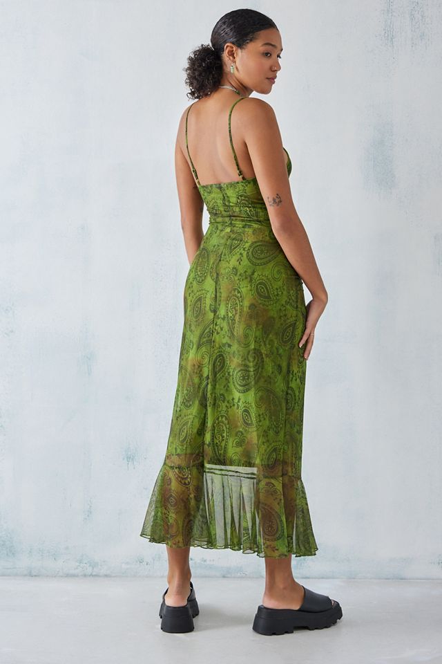 Robe midi à motif cachemire Daisy Street UO Exclusive #3