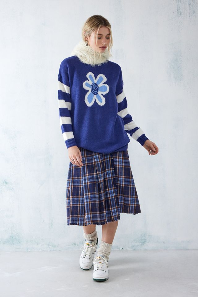 Daisy Street - Pull en maille à manches rayées #2
