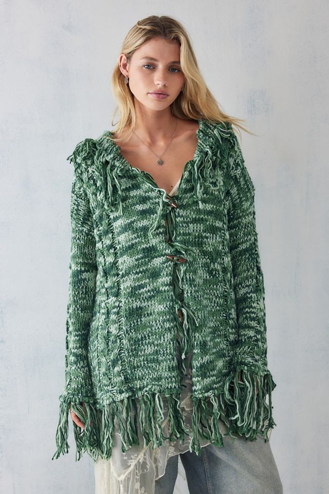 Daisy Street Cardigan Shaggy Knit #1