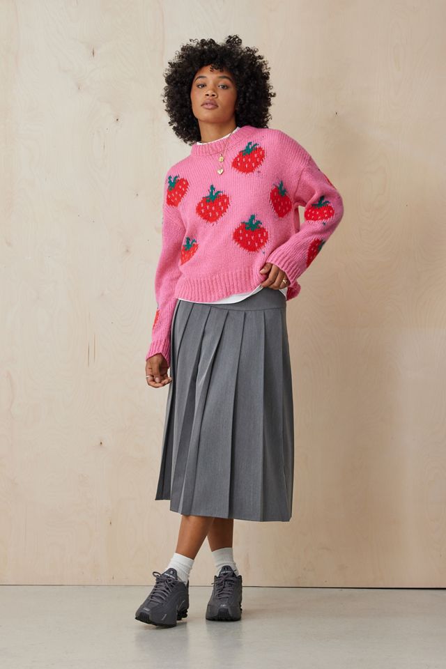 Daisy Street Strawberry Knit Jumper #2