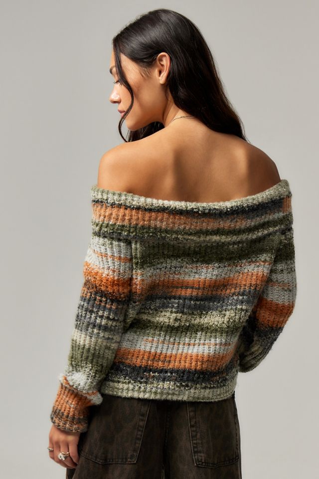 Daisy Street Off-The-Shoulder Knit Jumper #1