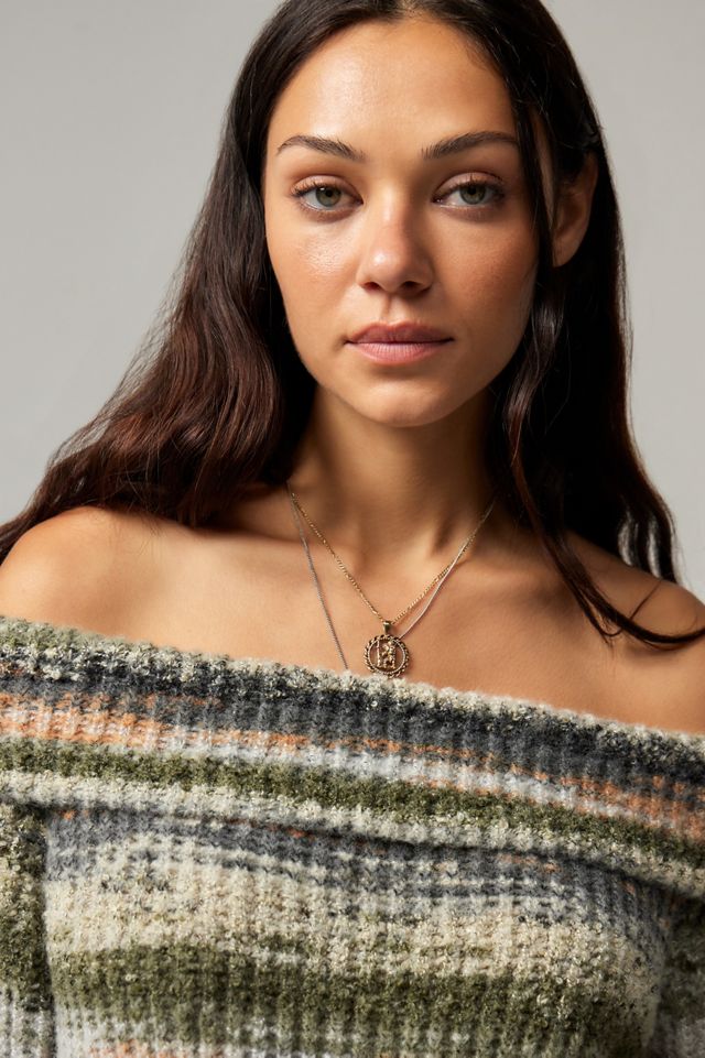 Daisy Street Off-The-Shoulder Knit Jumper #3