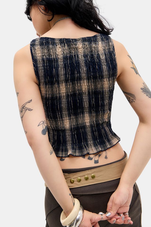 Daisy Street UO Exclusive Shirred Top #3