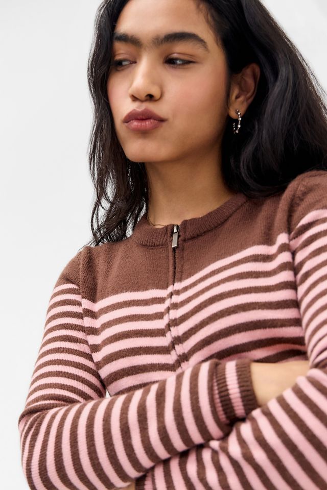 Cardigan a Righe in Maglia True Daisy Street #2