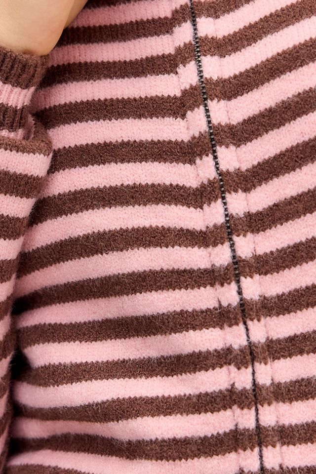 Cardigan a Righe in Maglia True Daisy Street #3
