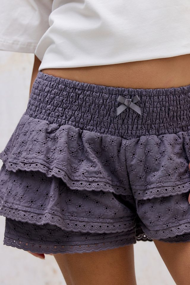 Micro-short broderie Coconut Daisy Street #2