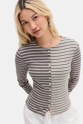 Daisy Street Pecan Cardigan