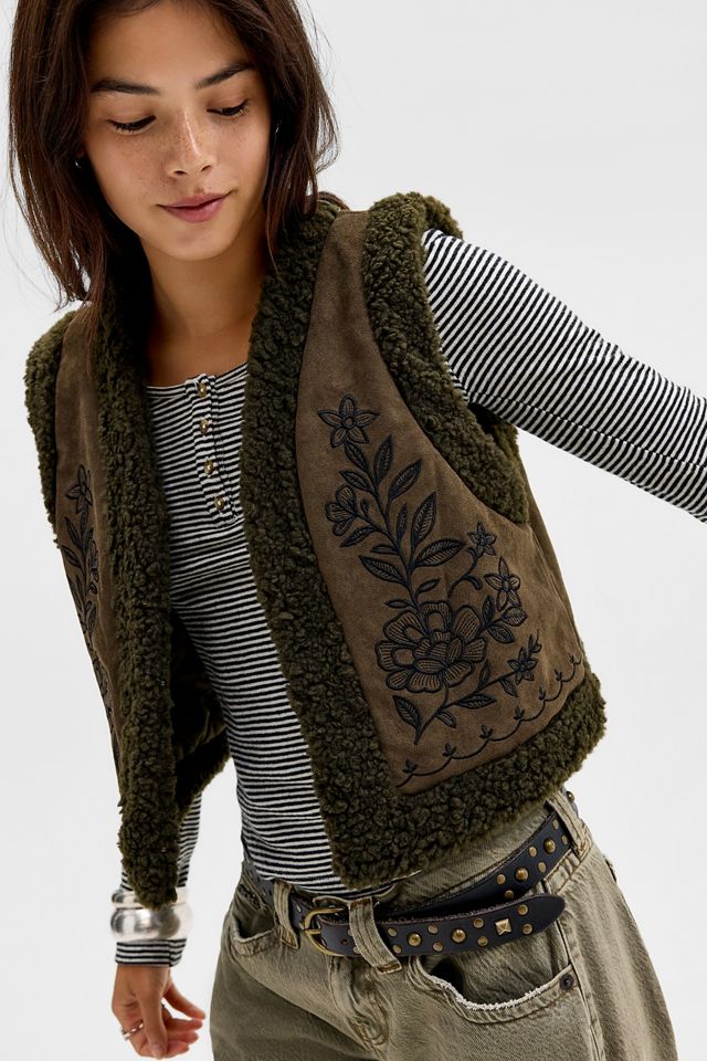 Gilet Foderato in Pile Peppermint Daisy Street #2