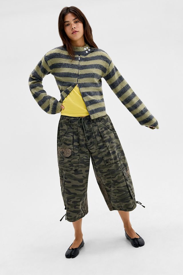 Pull tricoté à rayures avec fermeture éclair Daisy Street exclusif UO #1