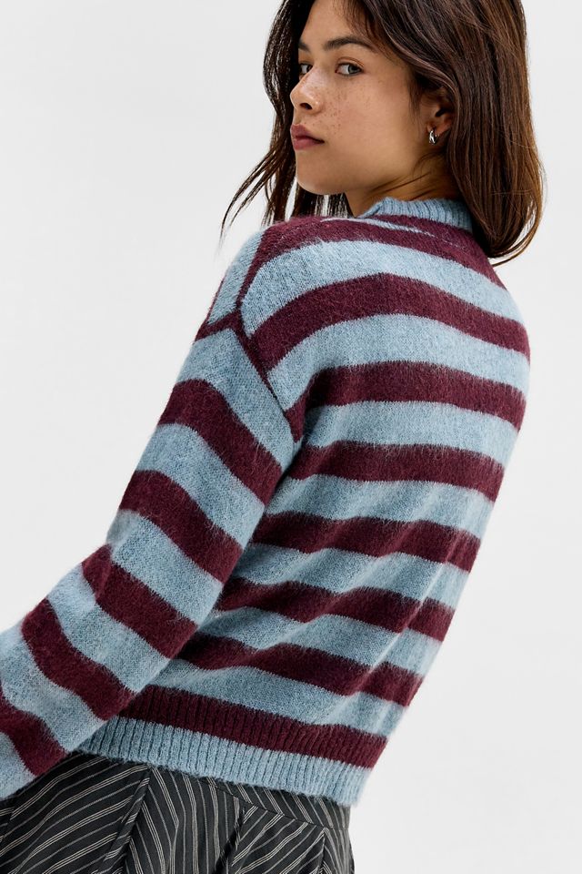 Pull en maille à rayures Dorothea avec fermeture éclair Daisy Street #3